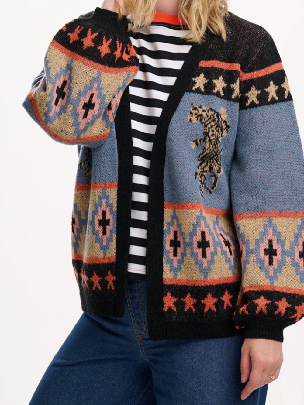Sugarhill Brighton Yvette Womens Cardigan Tigers - Picture 2 of 3